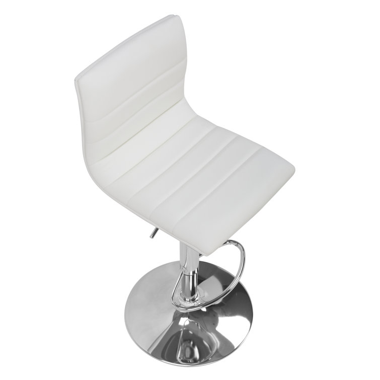 17 Stories Denmark Height Adjustable Swivel Bar Stool & Reviews